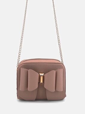 Like Dreams CHLOE BOW VEGAN MINI CROSSBODY BAG